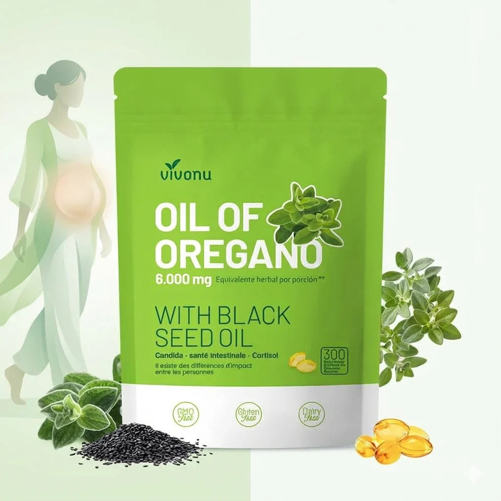 Huile d’Origan + Huile de Nigelle – 300 Gélules