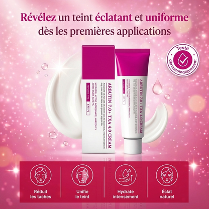 Crème à l'alpha-arbutine et au TXA