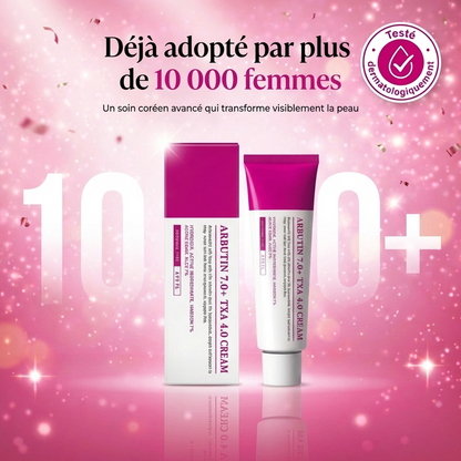 Crème à l'alpha-arbutine et au TXA