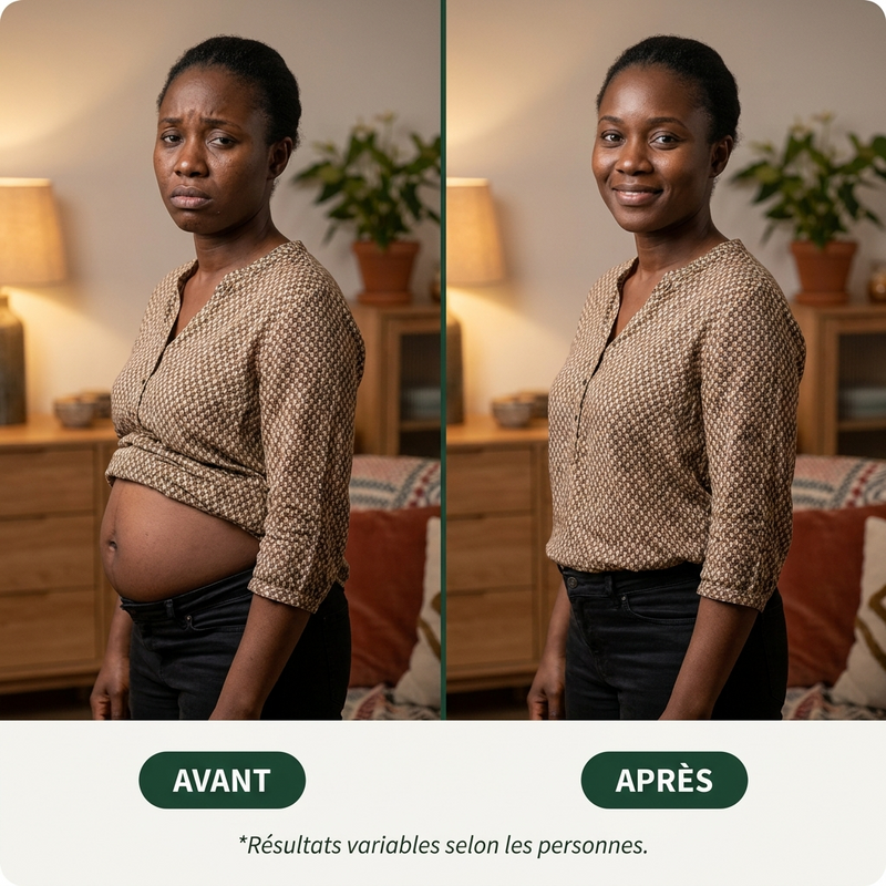 Mon ventre semblait souvent gonflé