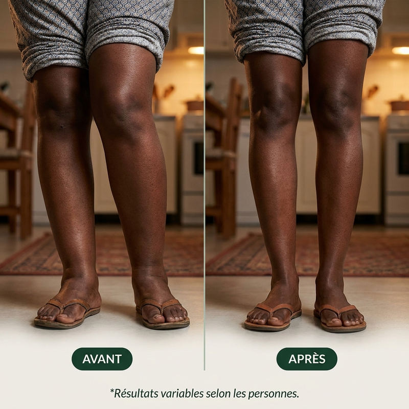 Mes jambes sont beaucoup plus légères
